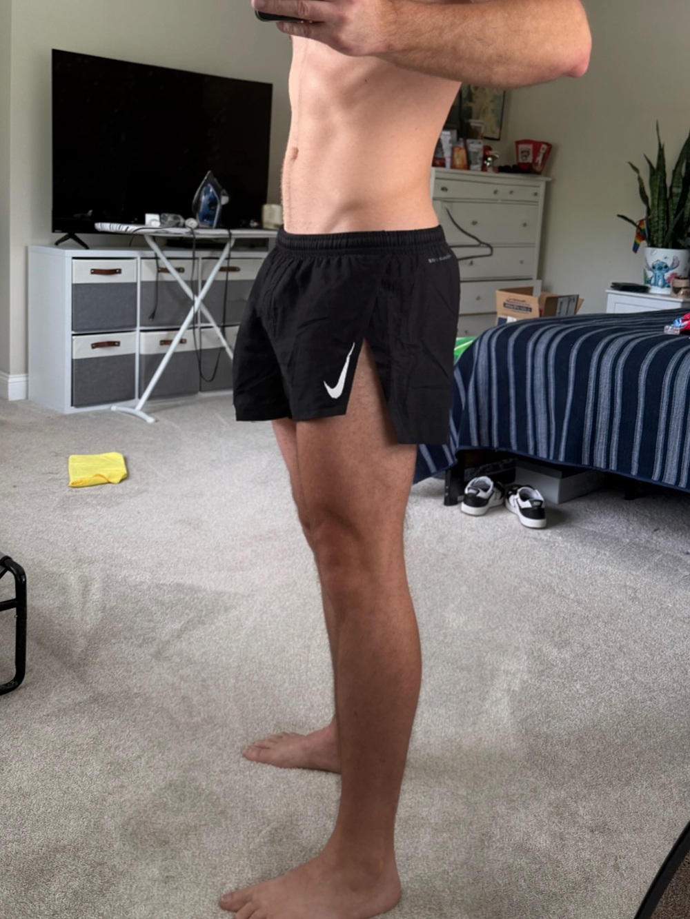 Men’s Nike Black Athletic Running Shorts XXL - Picture 2 of 5
